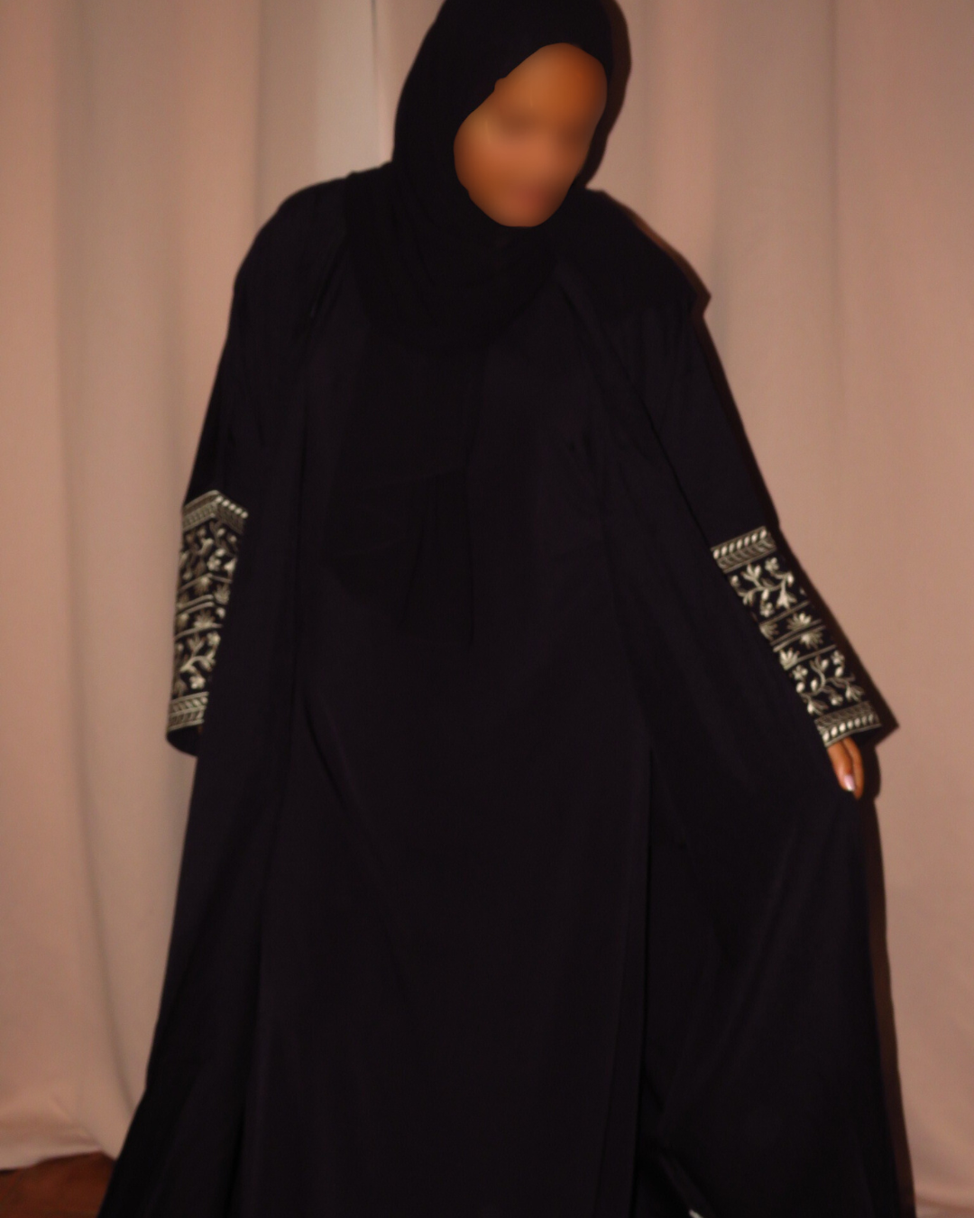 Limited Az-Zahra Open Abaya Black
