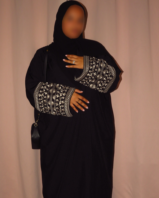 Limited Az-Zahra Open Abaya Black
