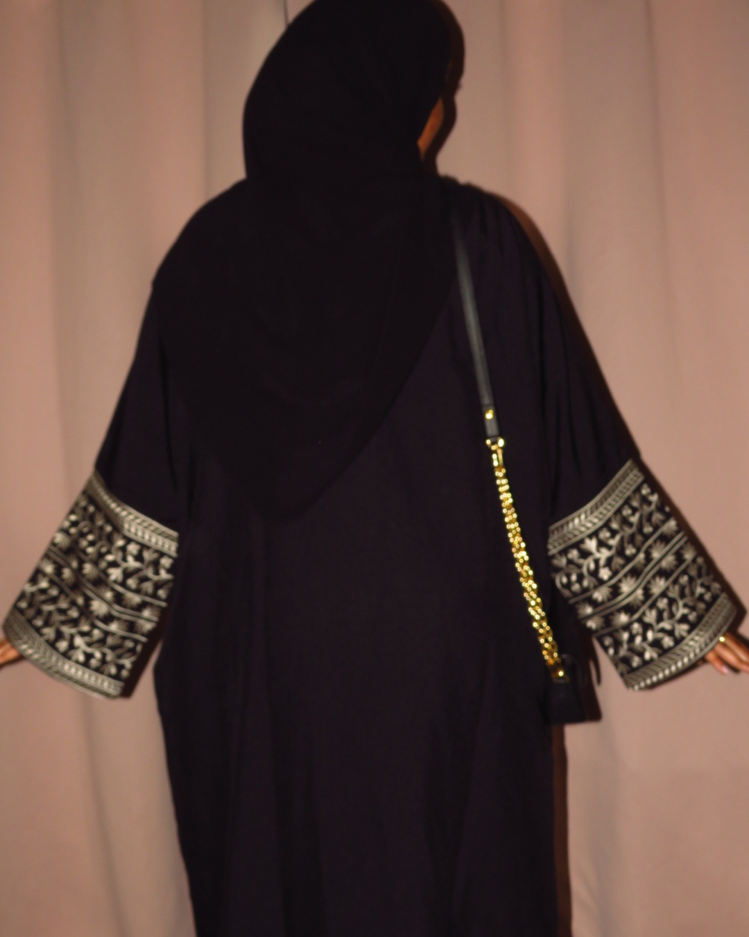 Limited Az-Zahra Open Abaya Black