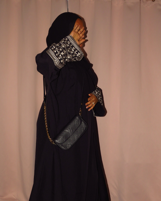 Limited Az-Zahra Open Abaya Black
