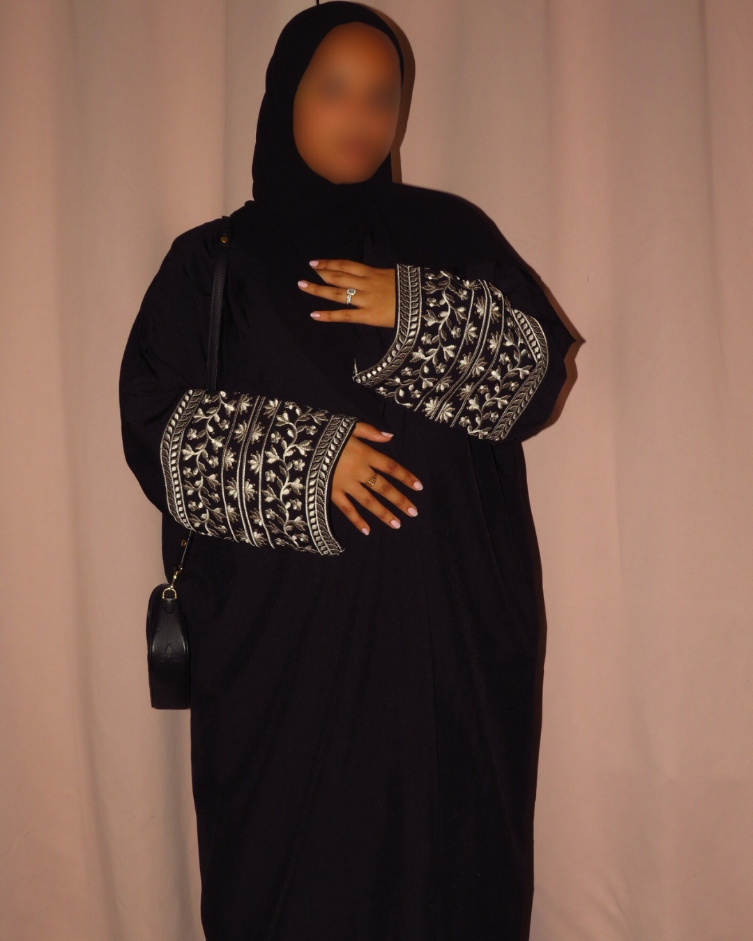 Limited Az-Zahra Open Abaya Black